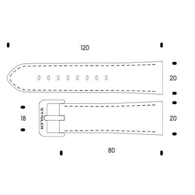 STAILER Cordura line belt 7404-2005