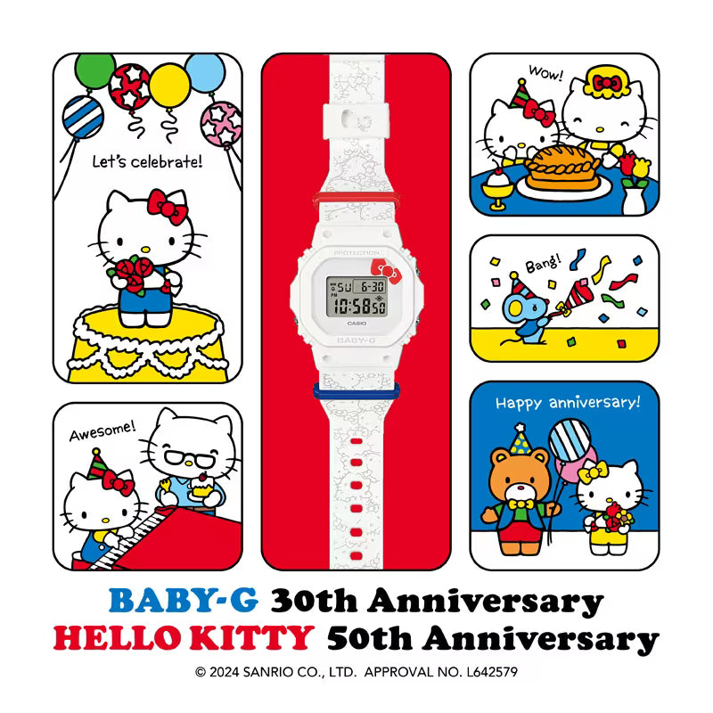 hello kitty sat Casio G-Shock BGD-565KT-7ER