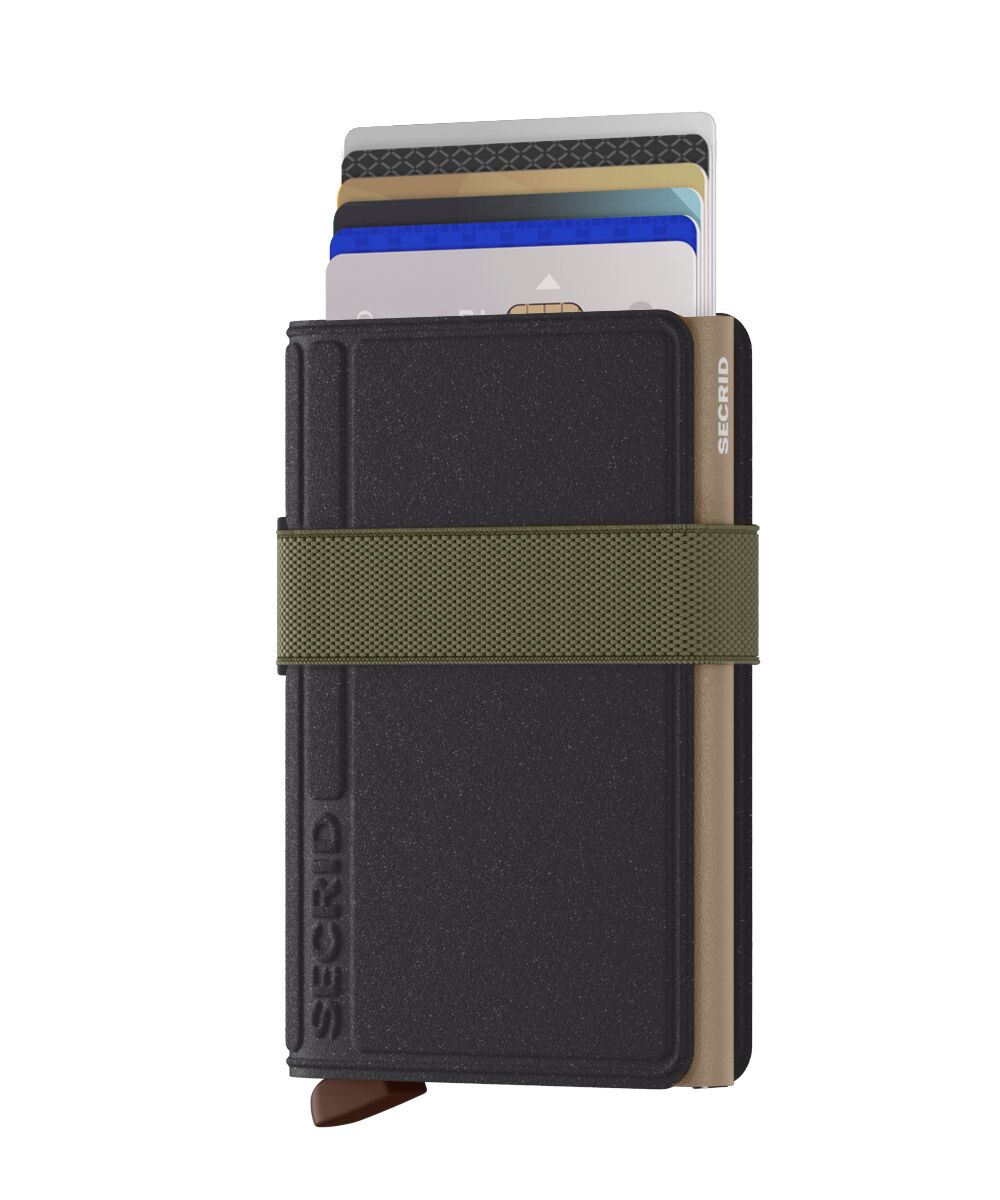 Novčanik Secrid Bandwallet LIBA Black-Olive